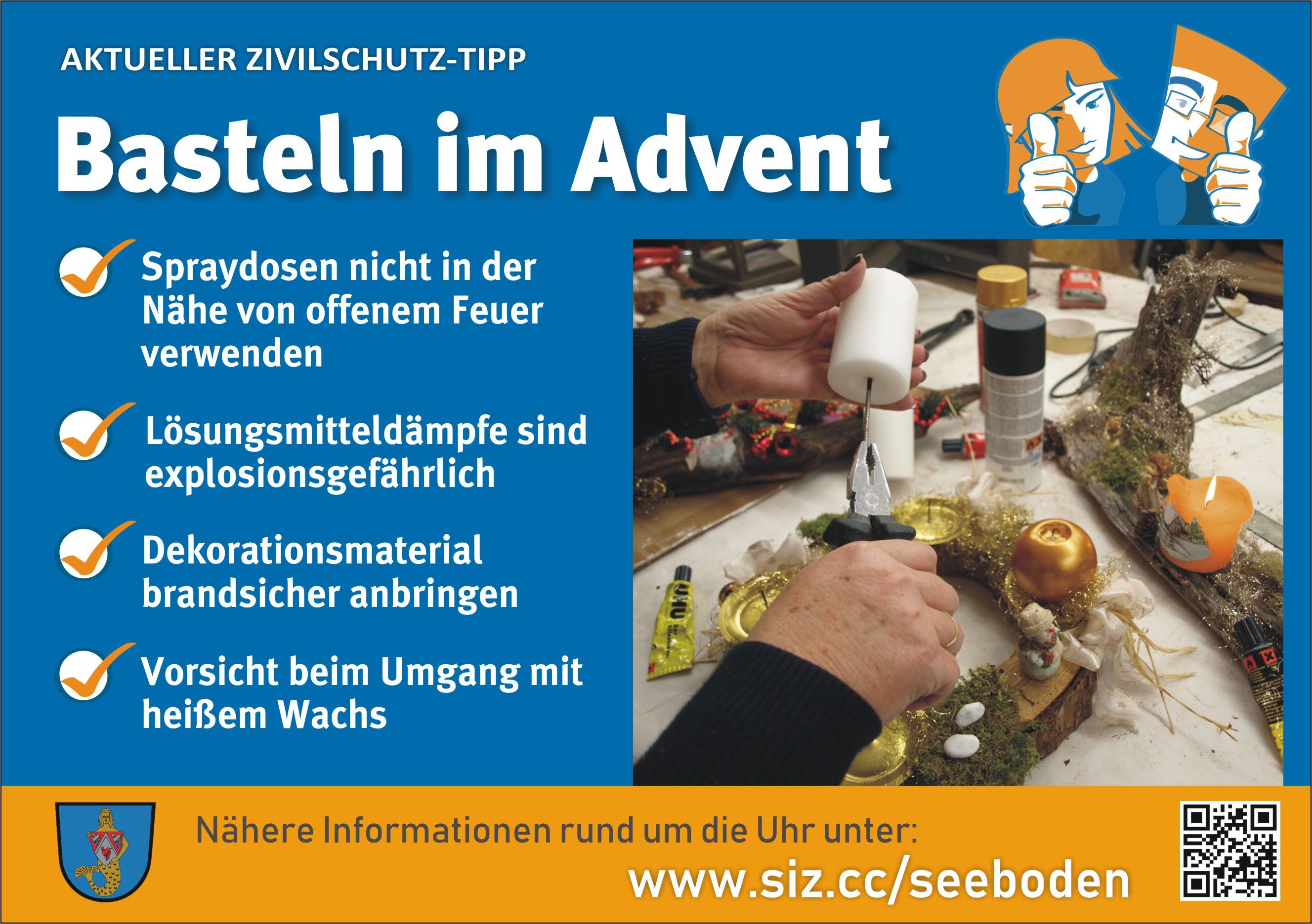 Symbolfoto - Basteln im Advent