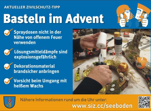 Symbolfoto - Basteln im Advent