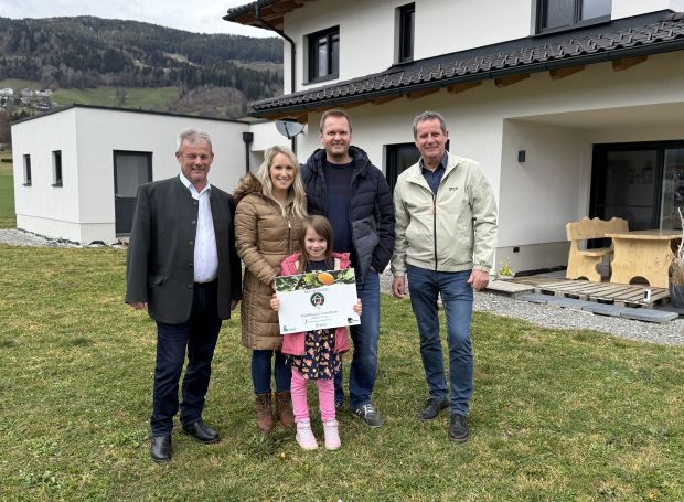 Horst Zwischenberger (Gemeindevorstand), Familie Pichler aus Lieserhofen, Thomas Schäfauer (Bürgermeister)