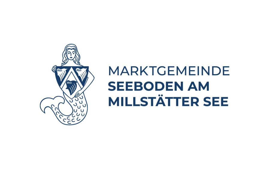 Das Logo der Marktgemeinde Seeboden mit einer blauen Nixe, über den link finden Sie alle Informationen zu den Ansuchen für eine Gemeindewohnung.