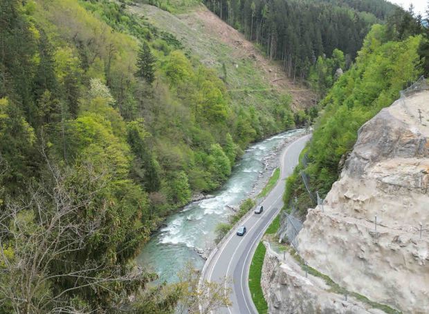 Ein Foto von der Lieserschlucht